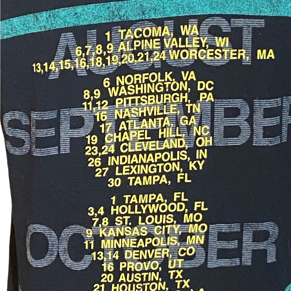 Boston Band Tee T-Shirt Music Tour Reproduction 1987 Ladies M - Picture 3 of 8
